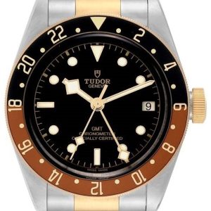 Tudor M79833MN-0001 Black Bay GMT Svart/Gulguldtonat stål Ø41 mm