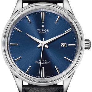 Tudor Style Herrklocka 12700-0010 Blå/Läder Ø41 mm