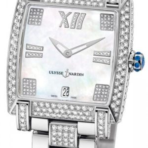 Ulysse Nardin Damklocka 130-91FC-8C-301 Ladies Caprice Vit/18 karat