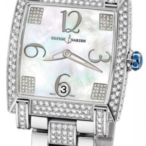 Ulysse Nardin Damklocka 130-91FC-8C-601 Ladies Caprice Vit/18 karat