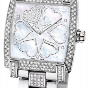 Ulysse Nardin Damklocka 133-91AC-7C-HEART Ladies Caprice Vit/Stål