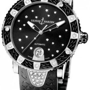 Ulysse Nardin Damklocka 8103-101E-3C-22 Ladies Diver Starry Night