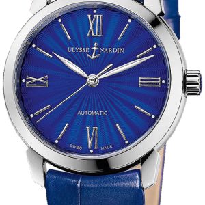 Ulysse Nardin Damklocka 8103-116-2-E3 Classico Blå/Läder Ø31 mm