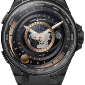 Ulysse Nardin Herrklocka 1063-400-2A-3B Blast Grå/Gummi Ø45 mm