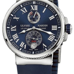 Ulysse Nardin Herrklocka 1183-126-3-43 Marine Collection Blå/Gummi