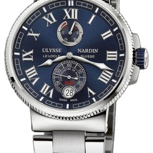 Ulysse Nardin Herrklocka 1183-126-7M-43 Marine Collection Blå/Stål