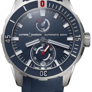 Ulysse Nardin Herrklocka 1183-170-3-93 Diver Blå/Gummi Ø44 mm