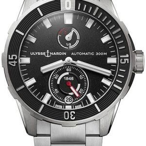 Ulysse Nardin Herrklocka 1183-170-7M-92 Diver Svart/Titan Ø44 mm