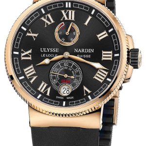 Ulysse Nardin Herrklocka 1186-126-3-42 Marine Collection Svart/Gummi