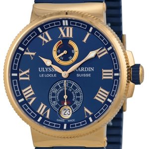 Ulysse Nardin Herrklocka 1186-126-3-43 Marine Collection Blå/Gummi