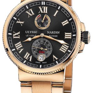 Ulysse Nardin Herrklocka 1186-126-8M-42 Marine Collection Svart/18