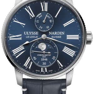 Ulysse Nardin Herrklocka 1193-310LE-3A-175-1A Torpilleur Blå/Läder