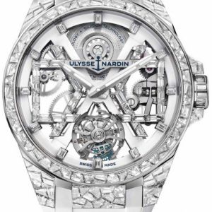 Ulysse Nardin Herrklocka 1720-400BLE-3A-00 Blast Skelettskuren/Gummi