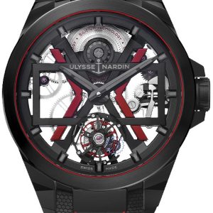 Ulysse Nardin Herrklocka 1723-400-3B-BLACK Blast Skelettskuren/Gummi