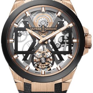 Ulysse Nardin Herrklocka 1725-400-3A-02 Blast Skelettskuren/Gummi