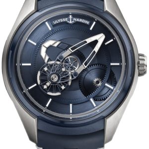 Ulysse Nardin Herrklocka 2303-270-1-03 Freak X Blå/Läder Ø43 mm