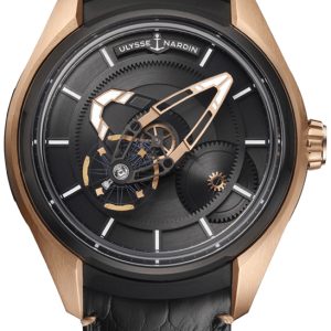 Ulysse Nardin Herrklocka 2305-270-02 Freak X Svart/Läder Ø43 mm