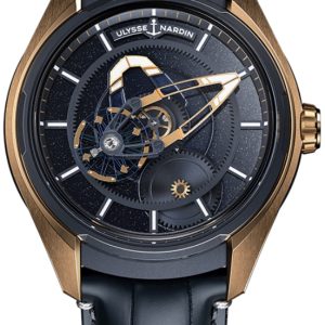 Ulysse Nardin Herrklocka 2305-270LE-9A-AVE-1A Freak X Blå/Läder