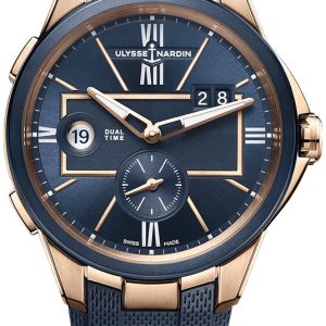 Ulysse Nardin Herrklocka 242-20-3-43 Blast Blå/Gummi Ø42 mm