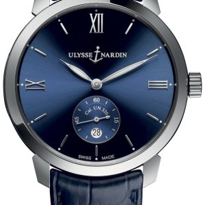 Ulysse Nardin Herrklocka 3203-136-2-33 Classico Blå/Läder Ø40 mm