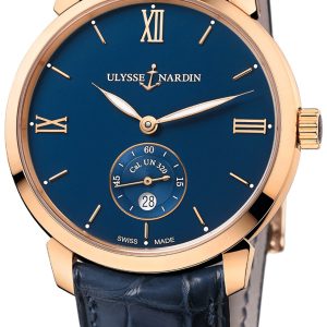 Ulysse Nardin Herrklocka 3206-136-2-33 Classico Blå/Läder Ø40 mm