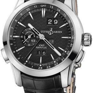 Ulysse Nardin Herrklocka 329-10-92 Perpetual Calendar Svart/Läder