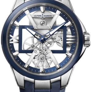 Ulysse Nardin Herrklocka 3713-260-03 Blast Skelettskuren/Läder Ø42