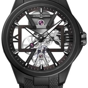 Ulysse Nardin Herrklocka 3713-260-3-BLACK Blast Skelettskuren/Gummi