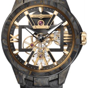 Ulysse Nardin Herrklocka 3715-260-CARB Blast Skelettskuren/Läder