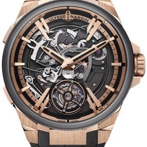 Ulysse Nardin Herrklocka 6215-400-02 Blast Skelettskuren/Gummi Ø45 mm