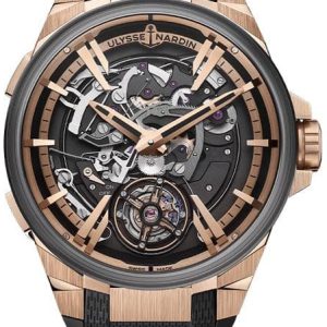 Ulysse Nardin Herrklocka 6215-400-3A-02 Blast Skelettskuren/Gummi