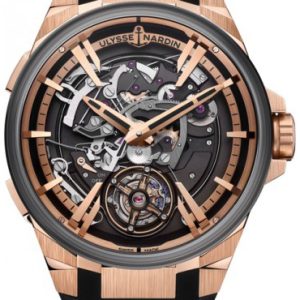 Ulysse Nardin Herrklocka 6215-400-3B-02 Blast Skelettskuren/Gummi