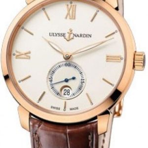 Ulysse Nardin Herrklocka 8276-119-2-31 Classico Silverfärgad/Läder