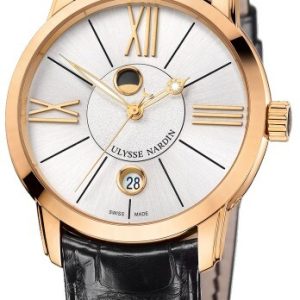 Ulysse Nardin Herrklocka 8296-122-2-41 Classico Silverfärgad/Läder