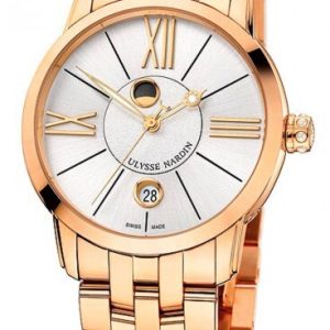 Ulysse Nardin Herrklocka 8296-122-8-41 Classico Silverfärgad/18