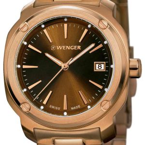 Wenger 99999 Damklocka 01.1121.105 Brun/Roséguldstonat stål Ø34 mm