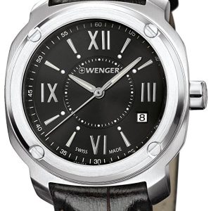 Wenger 99999 Damklocka 01.1121.110 Svart/Läder Ø34 mm