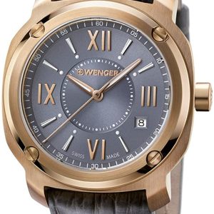 Wenger 99999 Damklocka 01.1121.111 Grå/Läder Ø34 mm