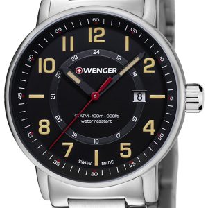 Wenger 99999 Herrklocka 01.0341.114 Svart/Stål Ø43 mm