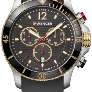 Wenger 99999 Herrklocka 01.0643.112 Svart/Gummi Ø43 mm