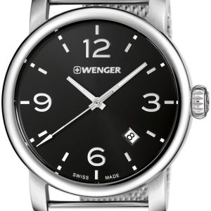 Wenger 99999 Herrklocka 01.1041.124 Svart/Stål Ø41 mm