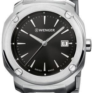 Wenger 99999 Herrklocka 01.1141.109 Svart/Stål Ø43 mm