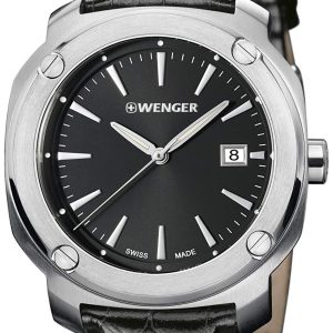 Wenger 99999 Herrklocka 01.1141.110 Svart/Läder Ø43 mm