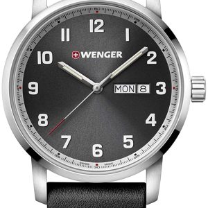 Wenger 99999 Herrklocka 01.1541.116 Svart/Läder Ø42 mm