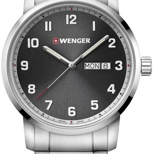 Wenger 99999 Herrklocka 01.1541.119 Svart/Stål Ø42 mm