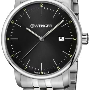 Wenger 99999 Herrklocka 01.1741.122 Svart/Stål Ø42 mm