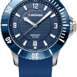 Wenger Damklocka 01.0621.112 Blå/Gummi Ø36 mm