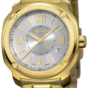 Wenger Damklocka 01.1121.113 Silverfärgad/Gulguldtonat stål Ø34 mm