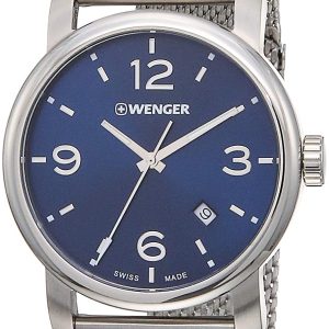 Wenger Herrklocka 01.1041.125 Blå/Stål Ø41 mm