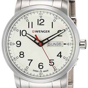 Wenger Herrklocka 01.1541.108 Beige/Stål Ø42 mm